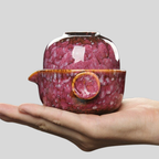 KuaiKe | Ensemble De Gaiwan En Céramique Pour Thé De Camping Kung Fu Avec Théière Et Tasse | Valuna