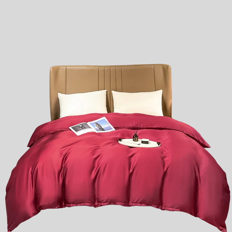 LunaWeave | Housse De Couette En Soie De Murier – Sommeil Frais Et Luxueux | Valuna