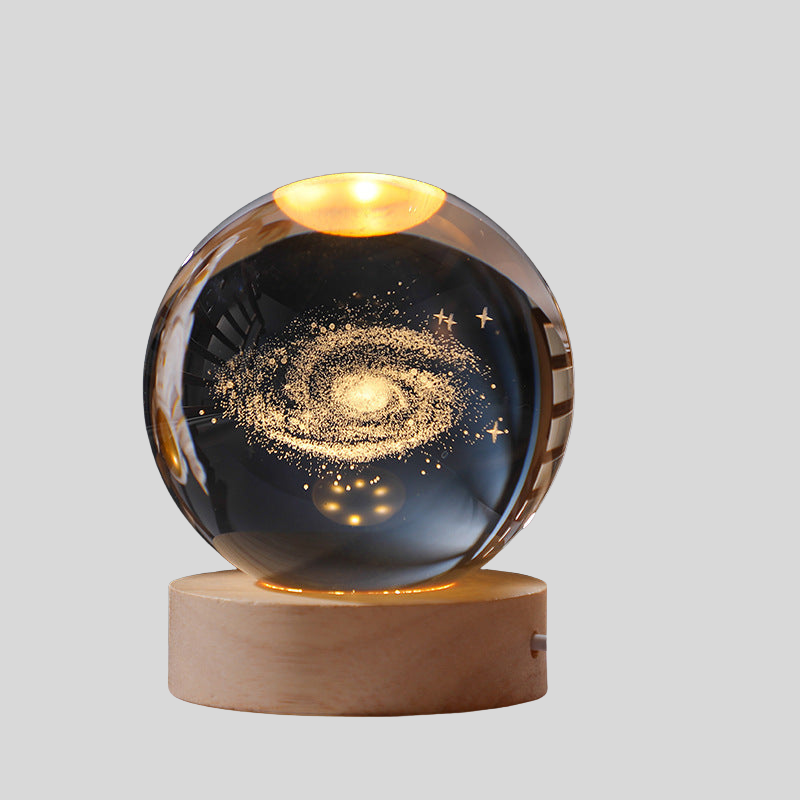 SternenGlanz | Lampe De Nuit En Cristal 3D – Éclat Élégant Et Ambiance Romantique | Valuna