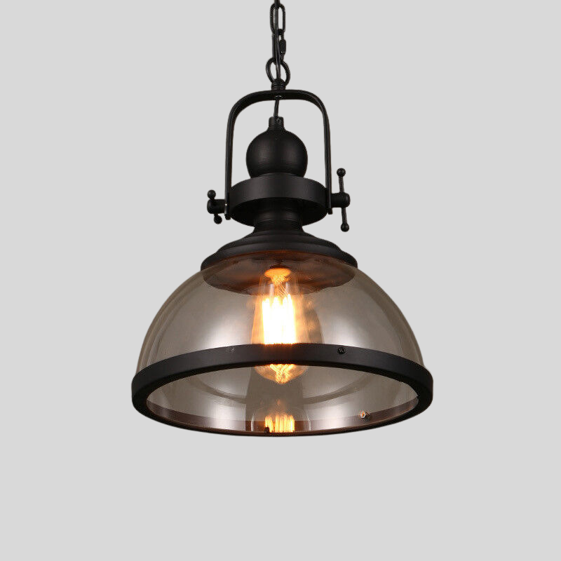 VerreLustre | Chandelier En Verre Et Fer De Style Contemporain | Valuna