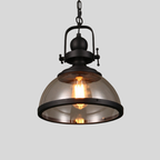 VerreLustre | Chandelier En Verre Et Fer De Style Contemporain | Valuna