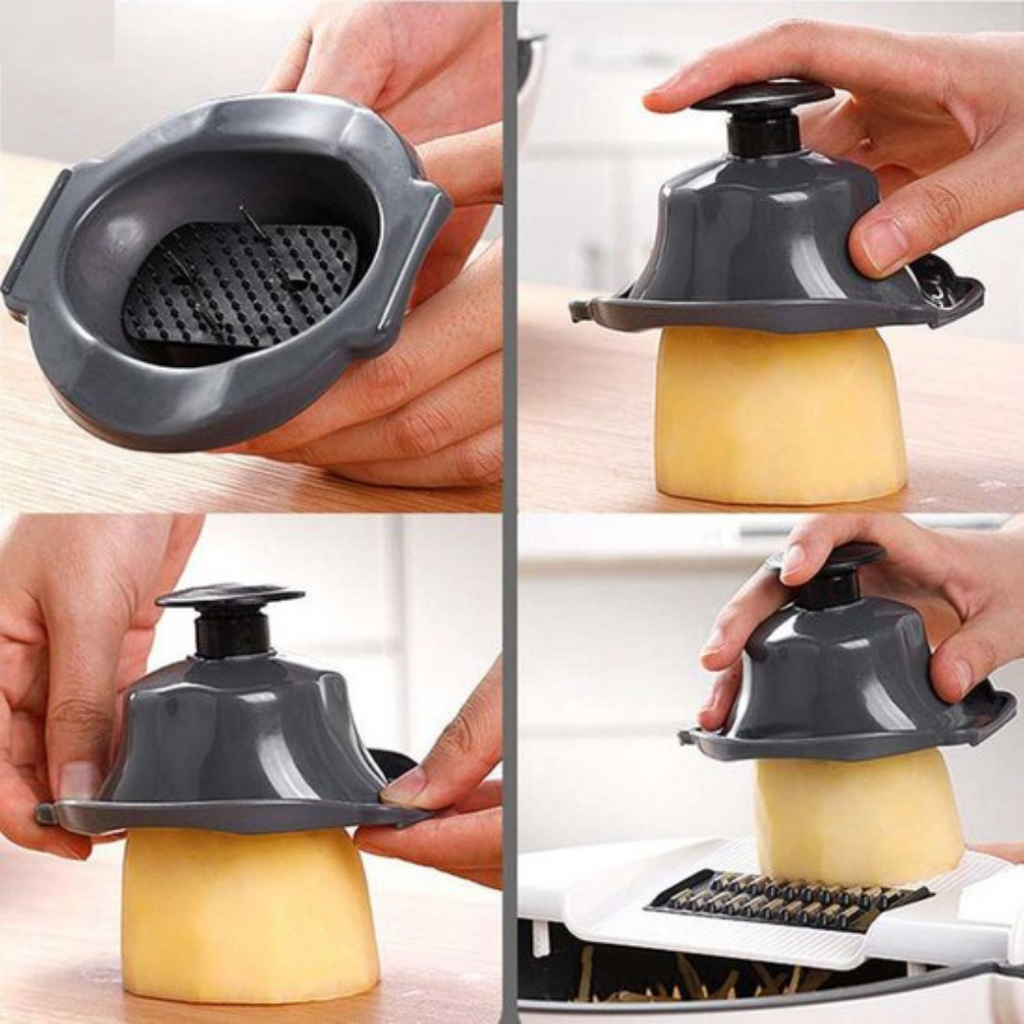 Coupe Fruits Et Légumes Multifonction Avec Lames Interchangeables - Valuna