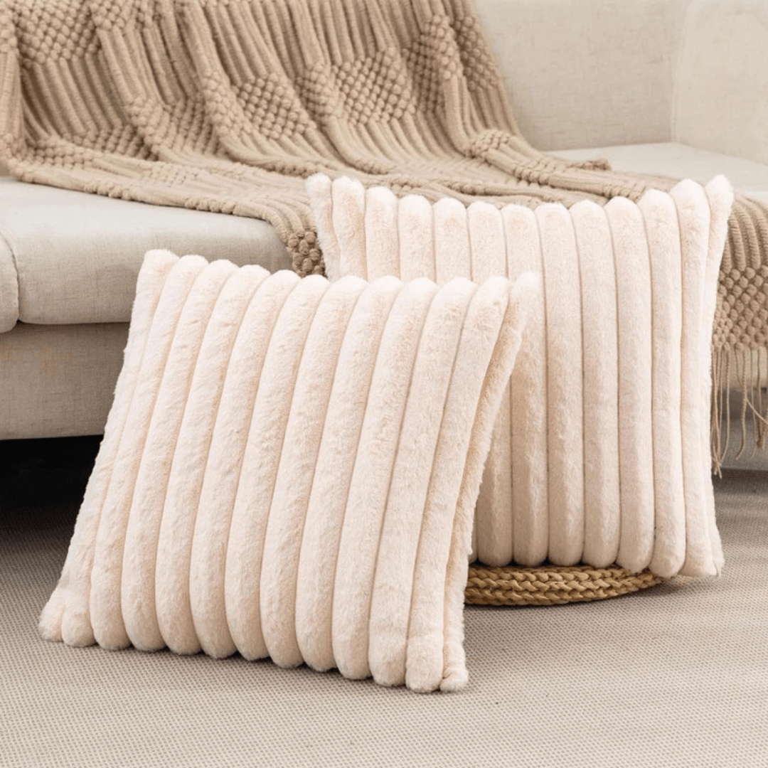 VeluraSoft | Housse De Coussin Décorative Ultra Douce – Style Et Confort Pour Votre Maison | Valuna
