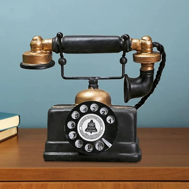 VintageDial | Réplique Décorative D'Un Téléphone Rotatif Ancien Pour Une Touche Nostalgique | Valuna