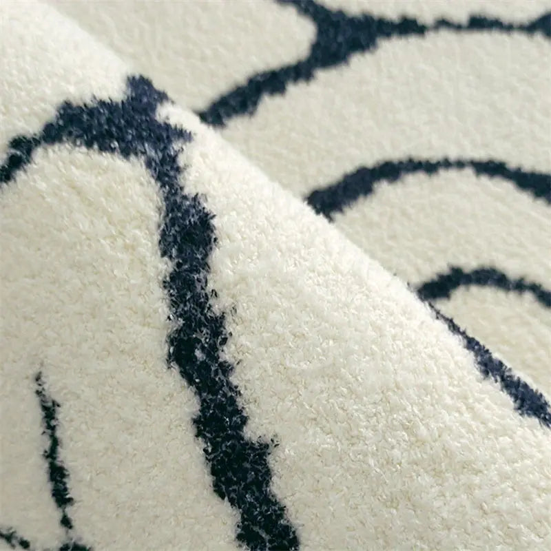 Tapis Ondulé Abstrait | Style Artistique Et Moderne Pour La Maison | Valuna