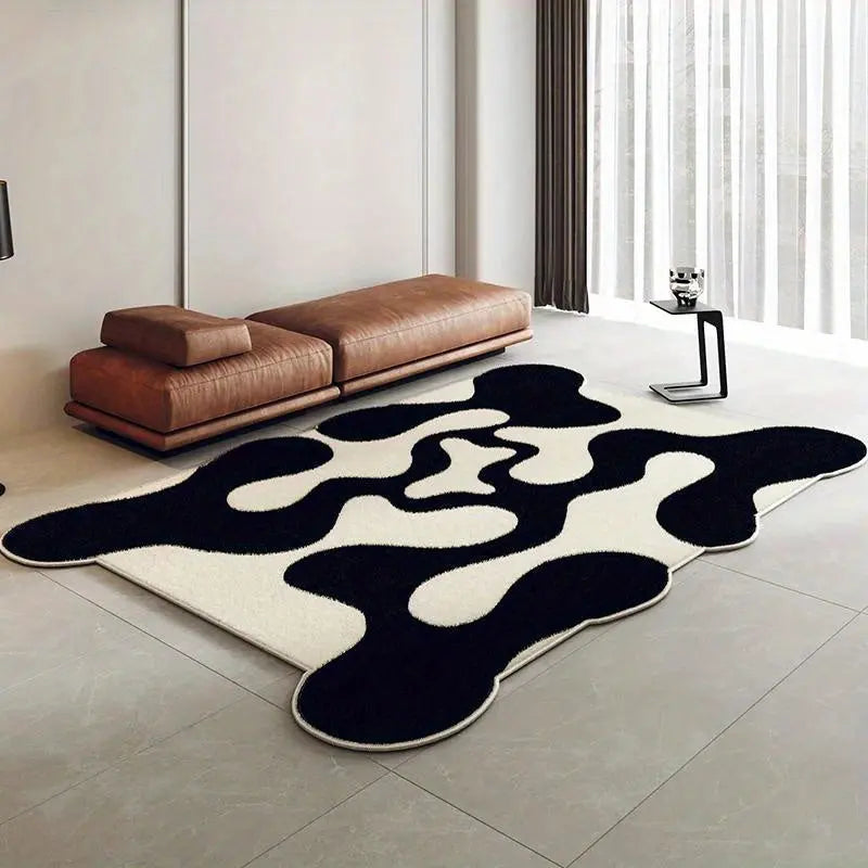 Tapis Ondulé Abstrait | Style Artistique Et Moderne Pour La Maison | Valuna