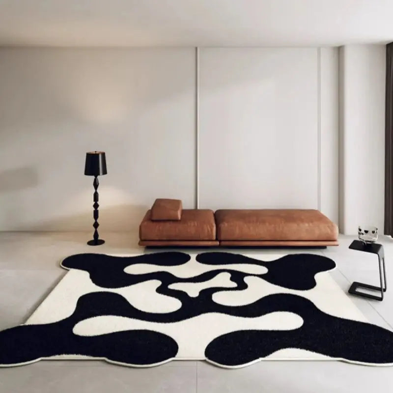 Tapis Ondulé Abstrait | Style Artistique Et Moderne Pour La Maison | Valuna