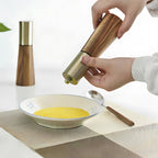 WoodPair | Ensemble Classique De Moulins À Sel Et Poivre En Bois Naturel Pour Cuisine Et Table | Valuna