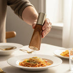 WoodPair | Ensemble Classique De Moulins À Sel Et Poivre En Bois Naturel Pour Cuisine Et Table | Valuna