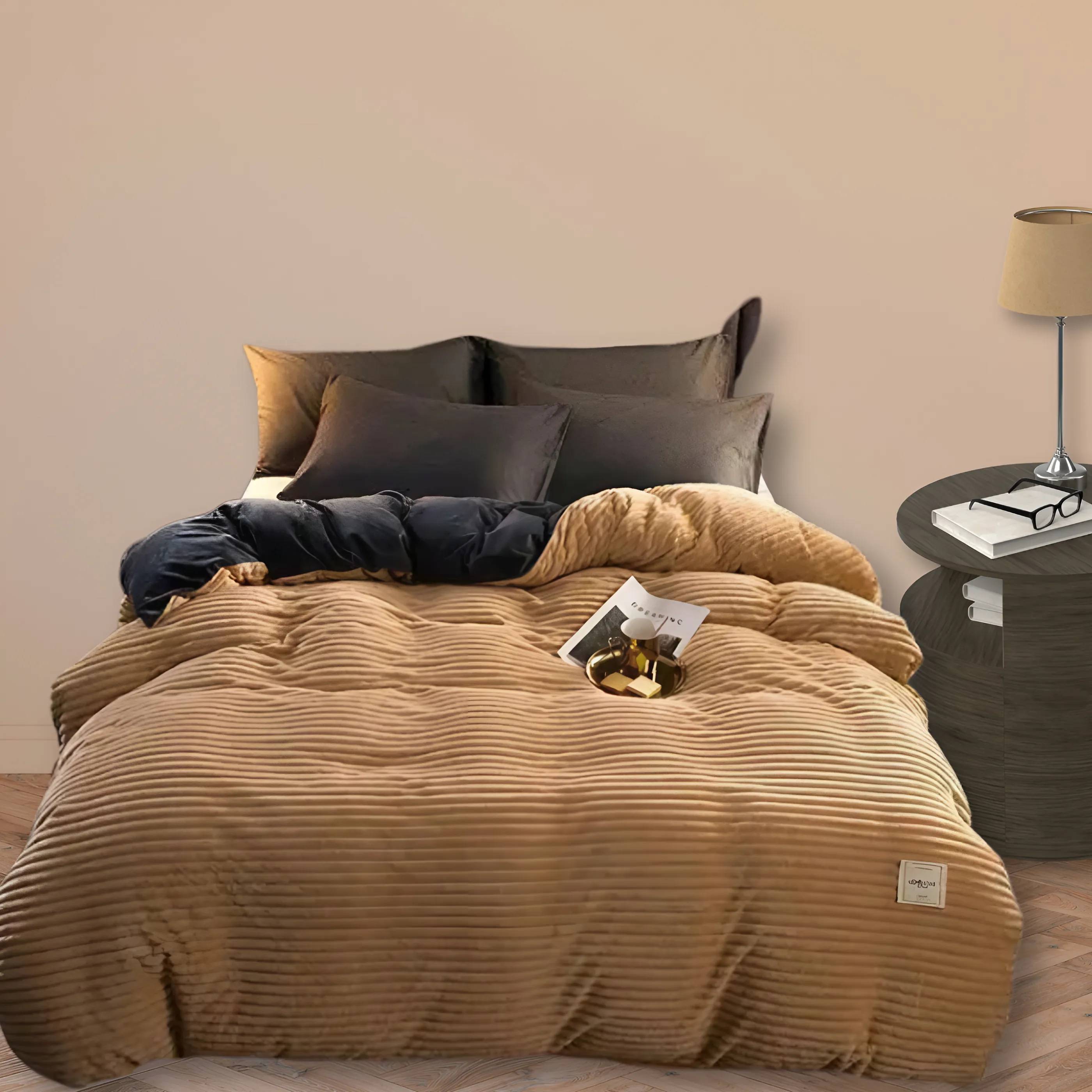 FlannelSoft | Linge De Lit Chaud Avec Finition Douce En Peluche – Confort Hiver | Valuna