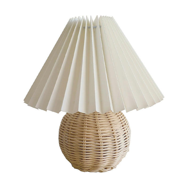 WeaveGlow | Lampe à Base en Bambou Tressé – Lumière Décorative Naturelle | Valuna