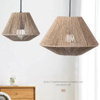 WeaveShade | Lampe Suspendue en Rotin Rustique – Ambiance Chaleureuse & Artisanale | Valuna