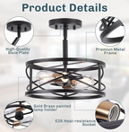 Wireframe | Lampe Trommel Vintage En Métal | Valuna