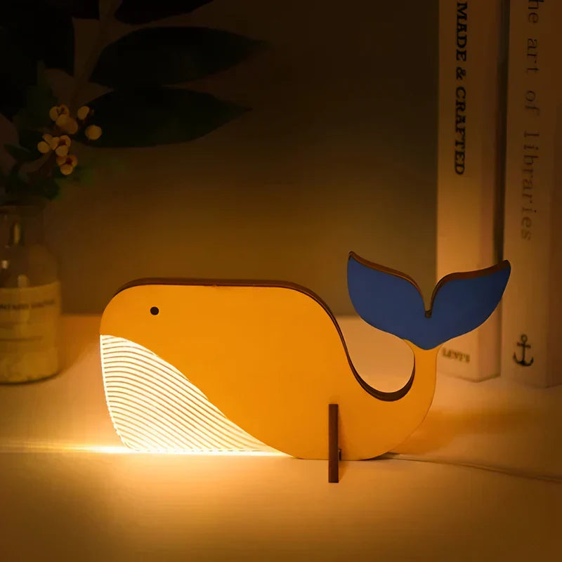 ZooLight | Lampe de Table Led Amie des Enfants – Formes d'Animaux Mignons et Lumineux | Valuna