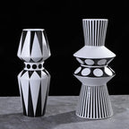 Vase Géométrique Moderne | Décoration Élégante Pour La Maison Et Le Bureau | Valuna