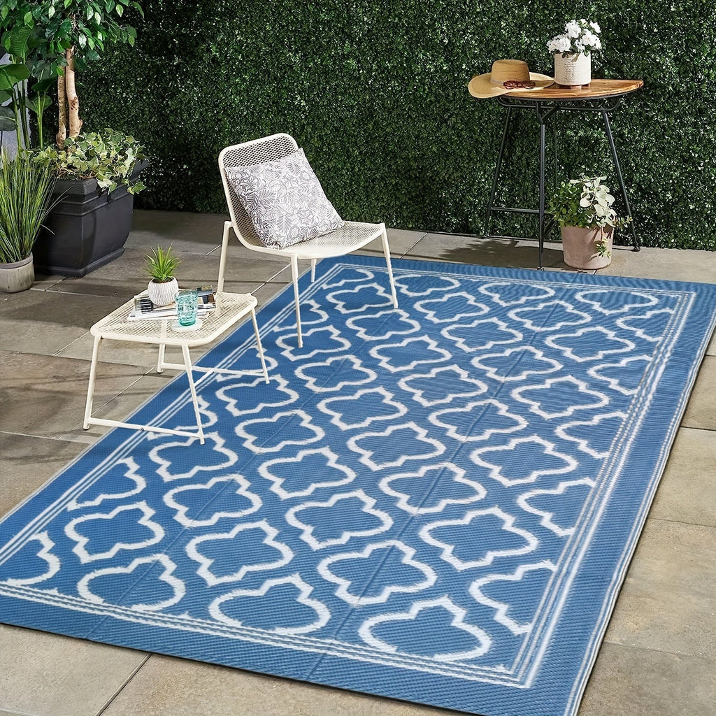 BohoShield | Tapis d’Extérieur Imperméable – Style Boho Élégant | Valuna