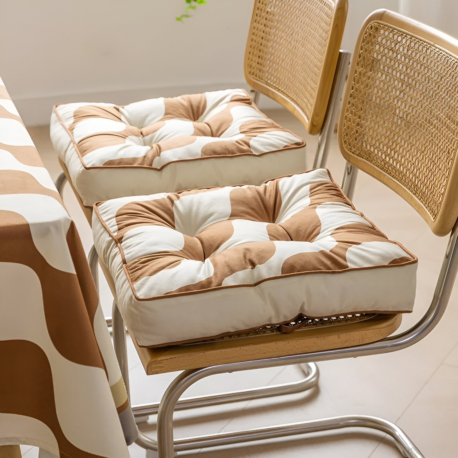 AbstractSeatPad | Coussin de Siège Imprimé – Design Abstrait Confort & Style | Valuna