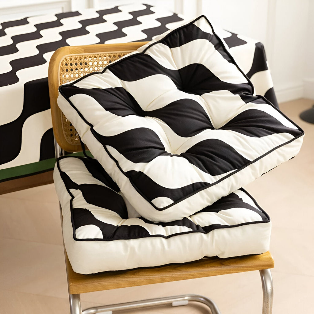 AbstractSeatPad | Coussin de Siège Imprimé – Design Abstrait Confort & Style | Valuna