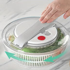 SpinFresh 3‑en‑1 Essoreuse à Salade | Sèche‑Légumes Multifonction et Passoire | Valuna