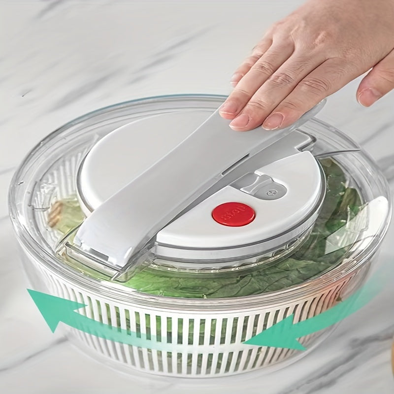 SpinFresh 3‑en‑1 Essoreuse à Salade | Sèche‑Légumes Multifonction et Passoire | Valuna