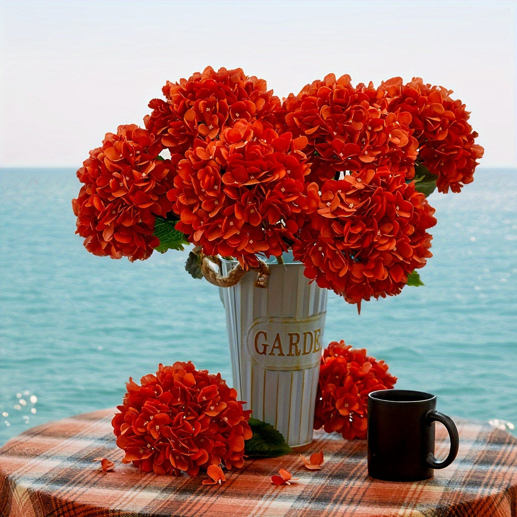 Ensemble Fleurs d’Hortensias d’Automne | Pour Décoration Intérieure | Valuna