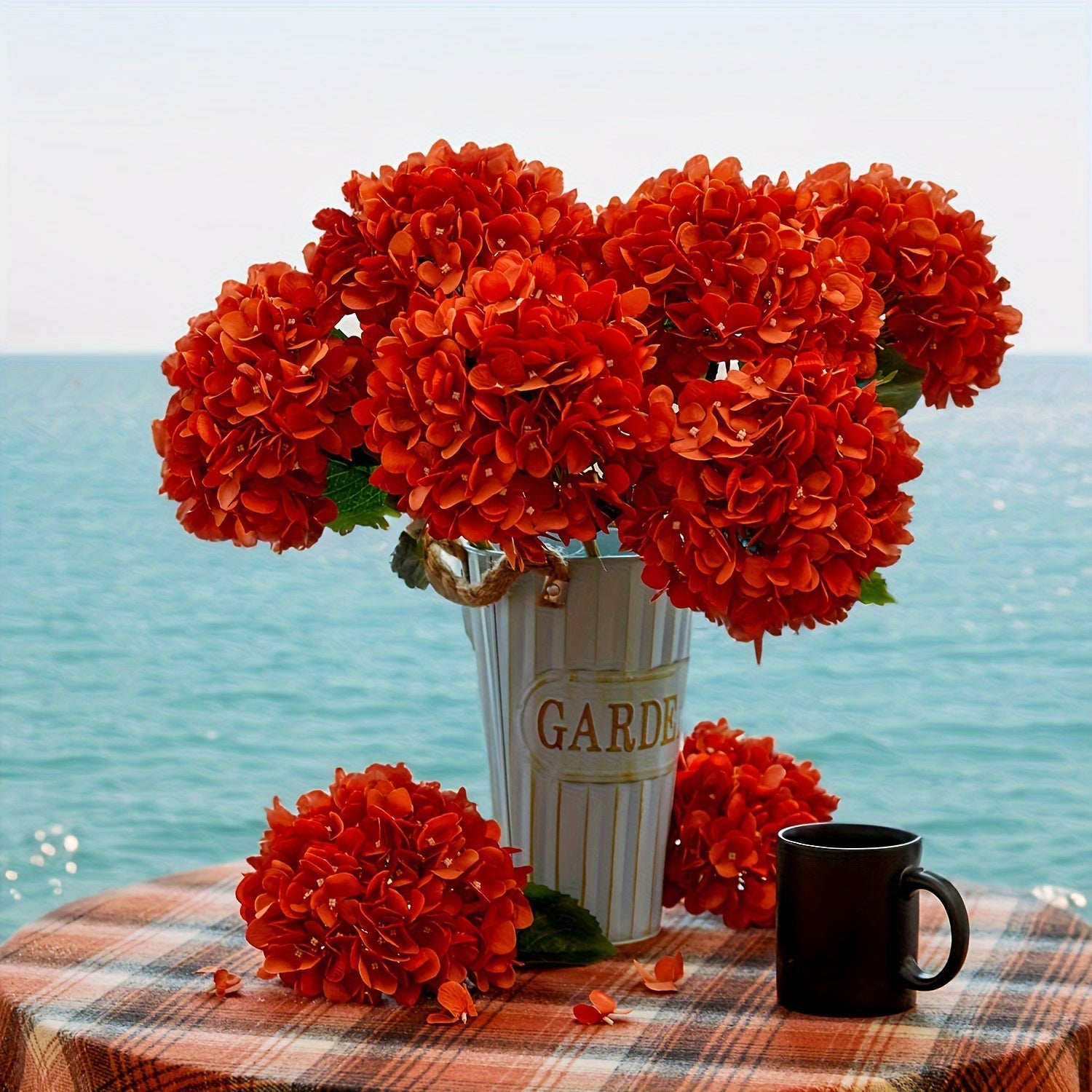 Ensemble Fleurs d’Hortensias d’Automne | Pour Décoration Intérieure | Valuna