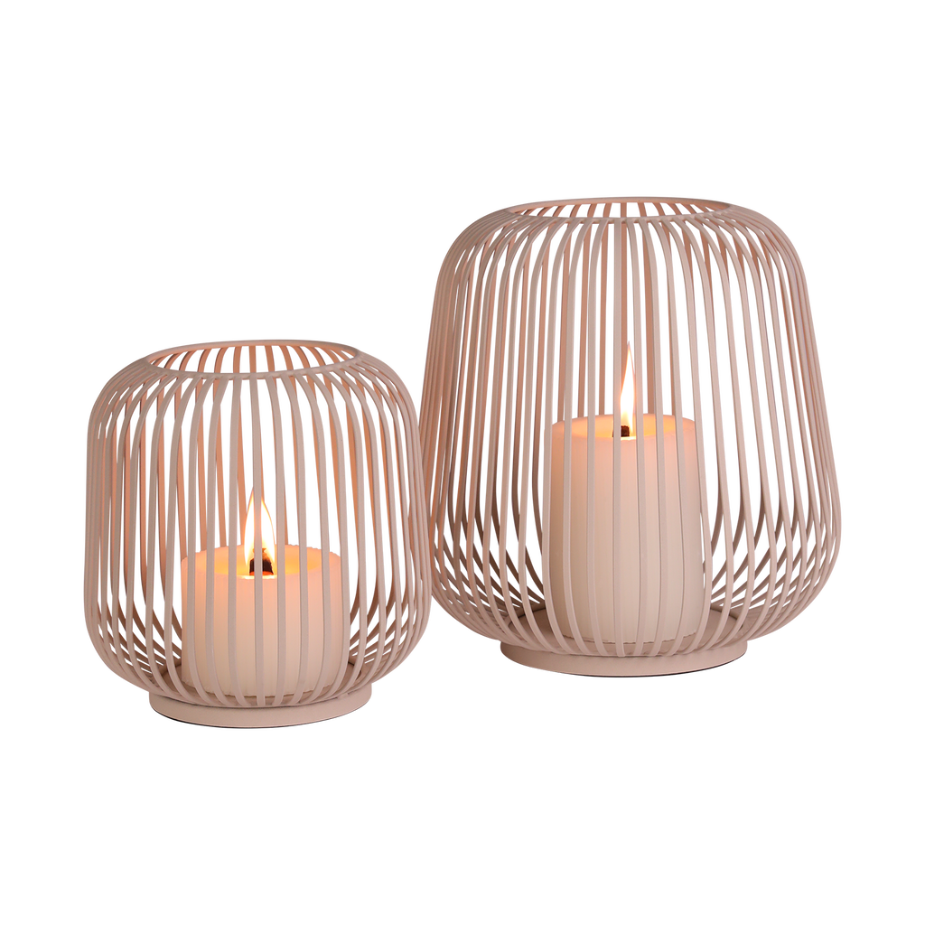 Bougeoir Votive Beige Doux | Éclat Minimaliste Chaleureux | Valuna