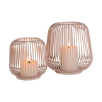 Bougeoir Votive Beige Doux | Éclat Minimaliste Chaleureux | Valuna