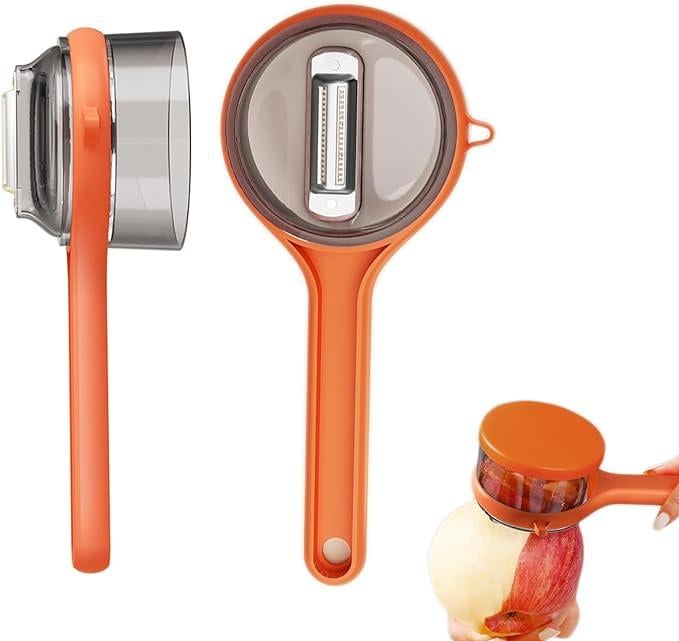 PeelMate Éplucheur Ergonomique 2‑en‑1 avec Collecteur Intégré | Indispensable Sans Désordre pour la Cuisine | Valuna