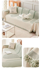 Nordic Boho | Couverture Réversible Avec Franges Et Protection Anti-Griffures Pour Chat | Valuna