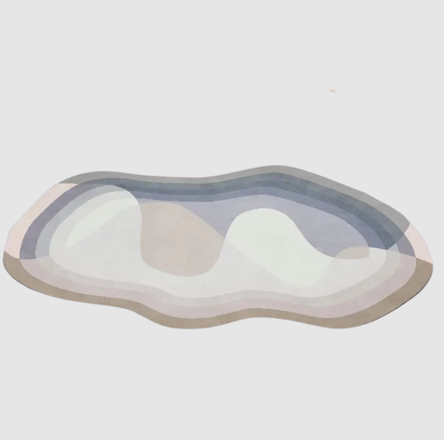 Un Style De Vie Unique | Tapis En Cachemire Irrégulier Pour Des Espaces Modernes | Valuna