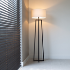 Lampe sur pied Potsdam | Noir | Valuna