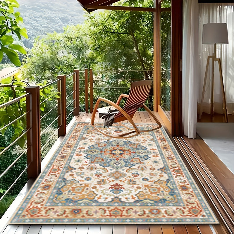 BohoTerra | Tapis De Terrasse Bohème Imperméable Pour Extérieur | Valuna