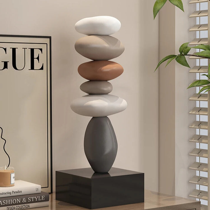 StoneBalance | Sculpture Moderne Et Stable En Pierre Pour Apporter Une Touche D'Élégance À Votre Intérieur | Valuna