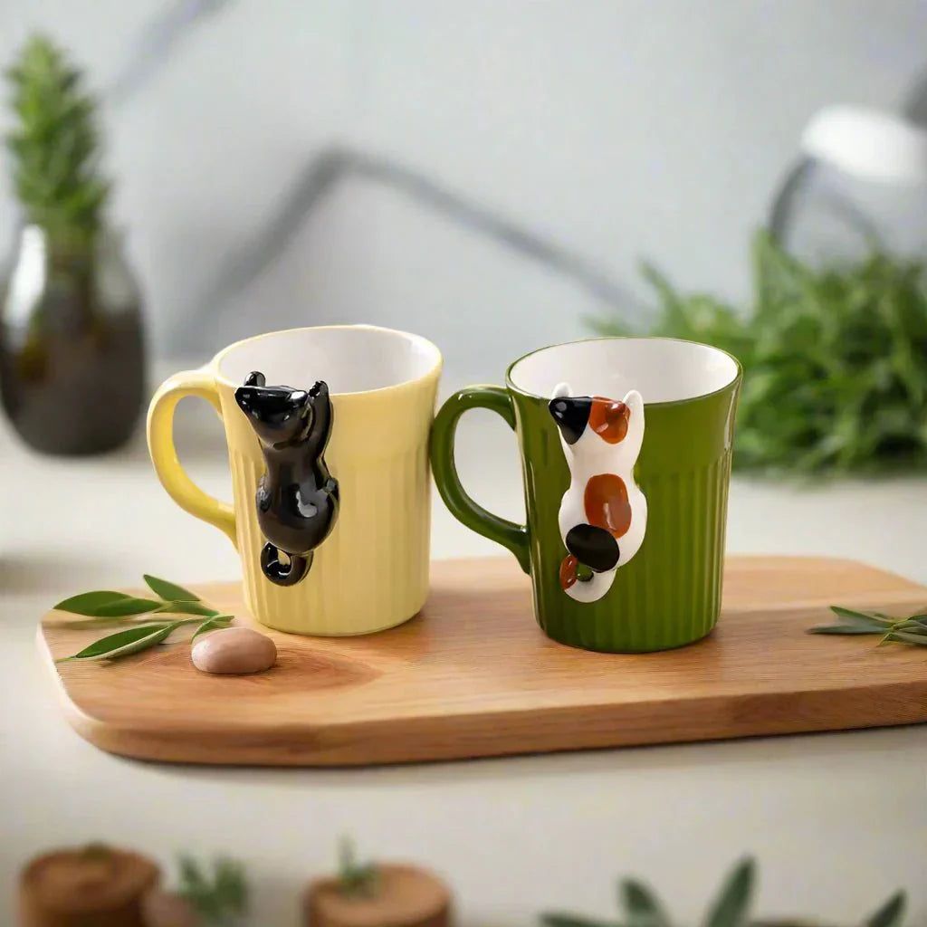 CatCup | Tasse En Céramique Cartoon Chat Pour Café & Thé | Valuna