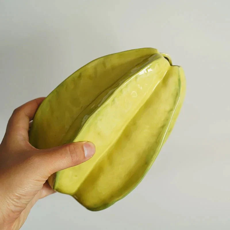 Starbelle | Vase À Fleurs En Céramique En Forme De Carambole | Valuna