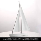 Loriana | Sculpture Voilier En Résine Au Design Moderne | Valuna