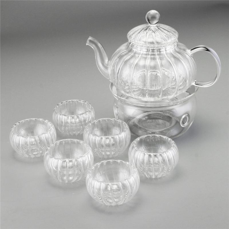 CrystalTea | Ensemble De Théières En Verre Cristallin Pour Une Expérience De Thé Élégante | Valuna