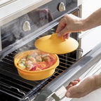 Cuiseur à Vapeur Silicone Multifonction + Livre de Recettes | Cuisson Saine & Rapide | Valuna