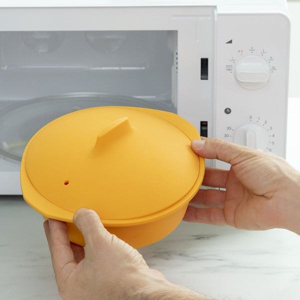 Cuiseur à Vapeur Silicone Multifonction + Livre de Recettes | Cuisson Saine & Rapide | Valuna