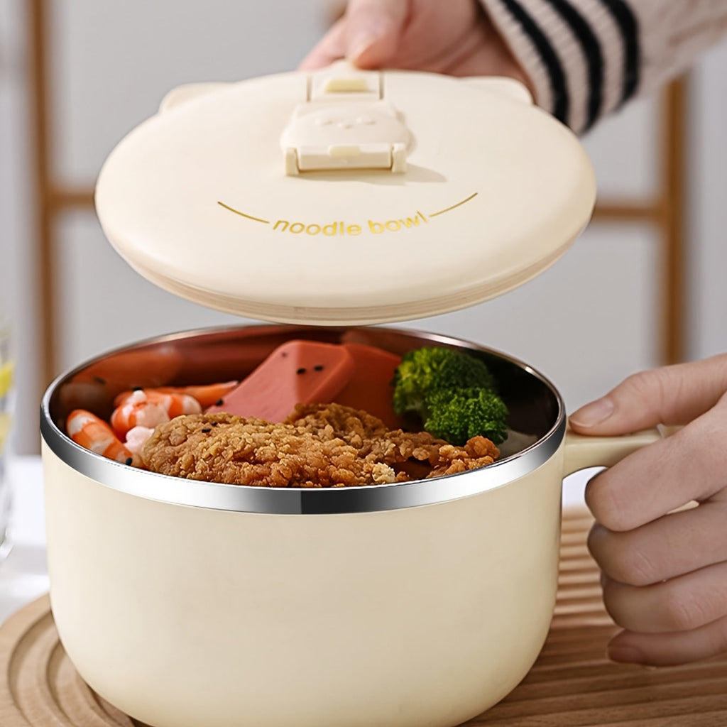 Récipient Alimentaire Isotherme 1300 ml en Acier Inoxydable | Gardez Vos Repas Chauds & Frais | Valuna