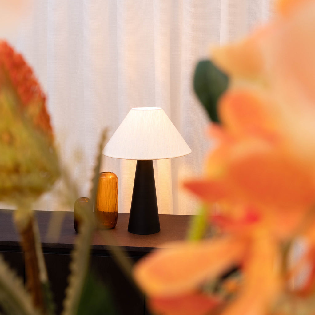 Lampe de Table Delsin | Lumière Chaude Contemporaine pour Espaces de Vie Élégants | Valuna