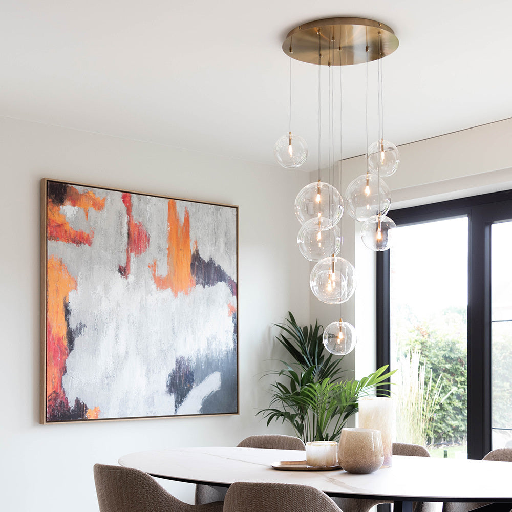 Suspension Camau 9 | Laiton Antique | Valuna