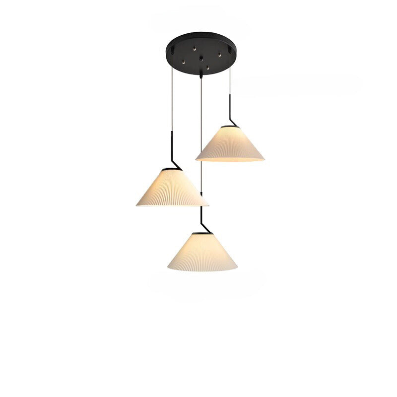 NordicPlissé | Suspension Crème En Tissu LED – Design Scandinave Élégant Pour Intérieur | Valuna