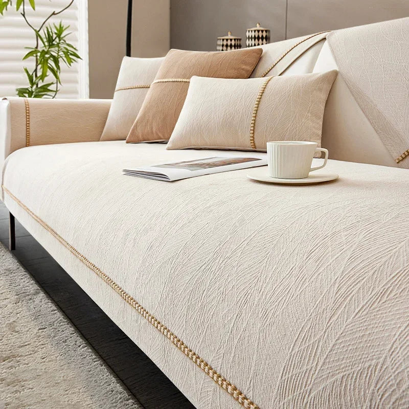 CouchTect | L’Élégante Housse De Canapé En Lin | Valuna