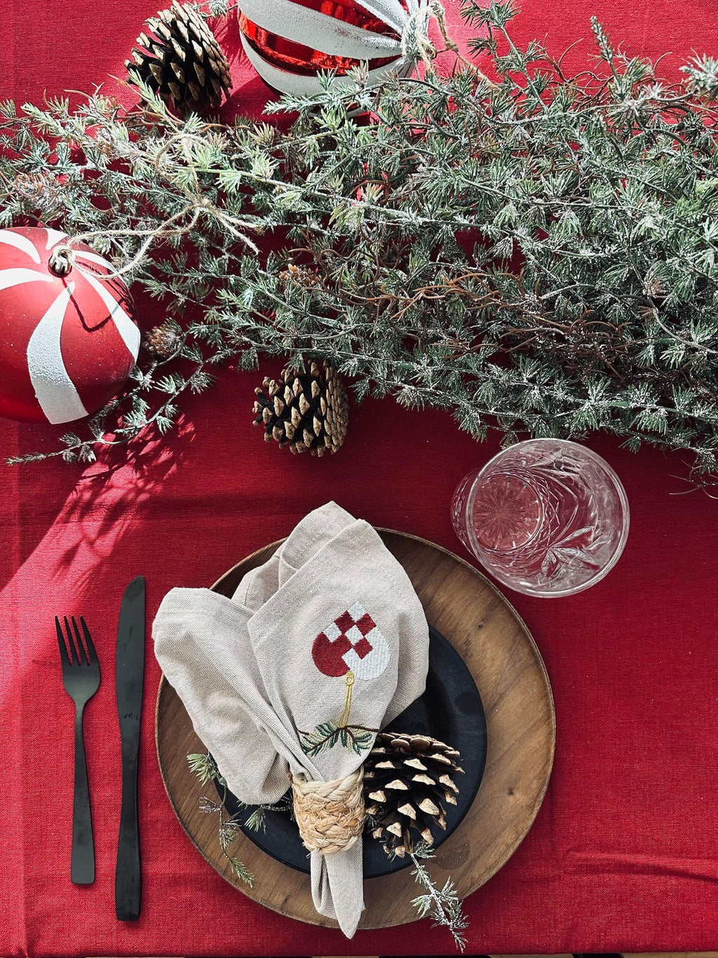 Dug Julerød | Nappe En Coton Disponible En Plusieurs Tailles | Valuna