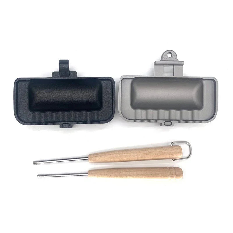 Poêle Réversible Anti‑adhésive Double Face | Aluminium Léger pour Sandwich & Grill | Valuna