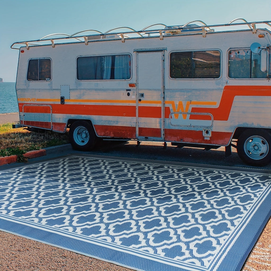 BohoShield | Tapis d’Extérieur Imperméable – Style Boho Élégant | Valuna