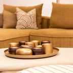 Tablett | mit Teelichtern Marlot | Valuna