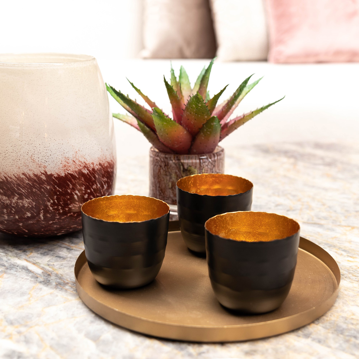 Teelichthalter | Arras S/3 | Valuna